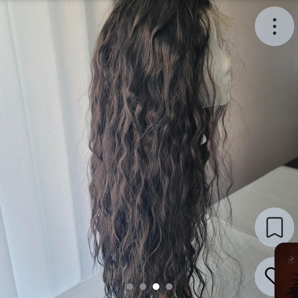 Wavy Brown Lace Front Wig